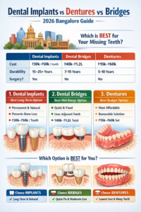 Dental-implants-Vs-Dentures-Vs-Bridges